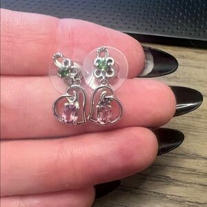 Sterling Silver Heart Earrings
